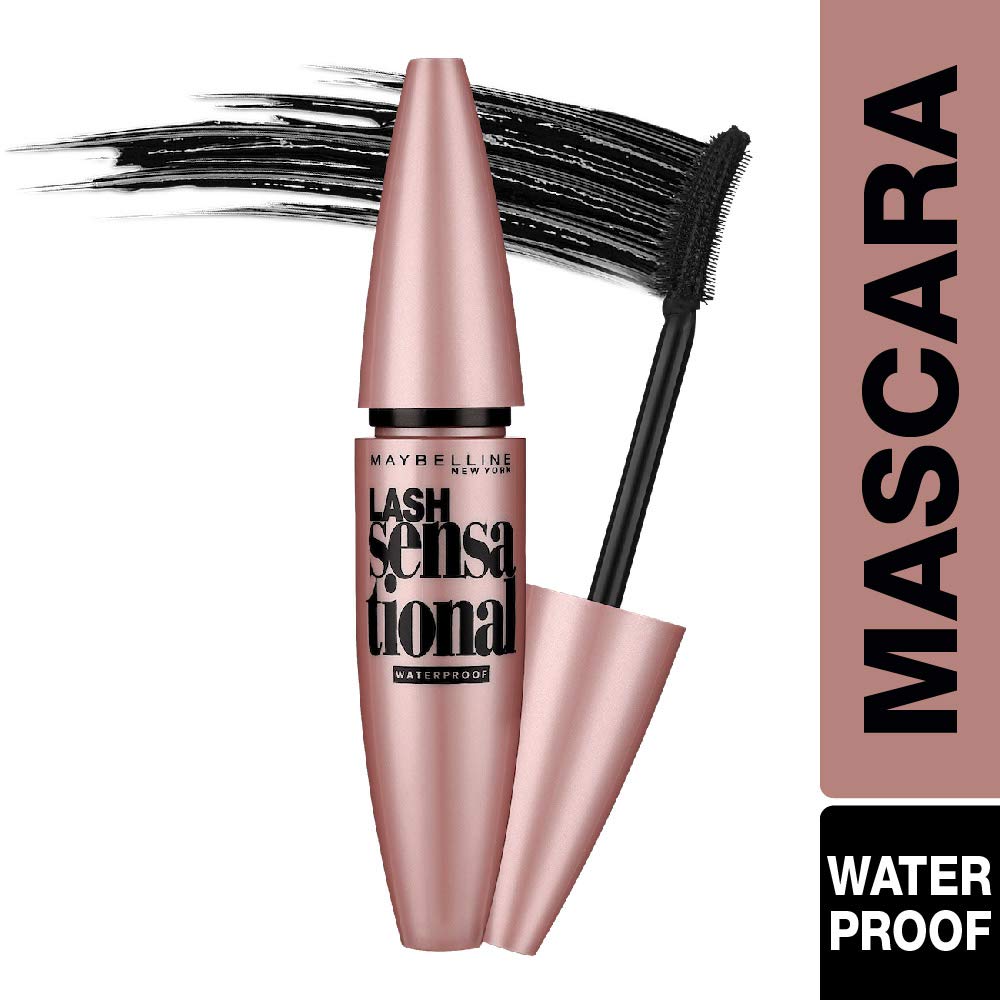 Maybelline New York Lasting Drama Gel Eyeliner in Blackest Black (2.5g) & Lash Sensational Waterproof Mascara in Black (10ml) - Matte Finish for Long-Lasting Eye Makeup | Perfect for Day to Night Looks, Parties, and Special Occasions