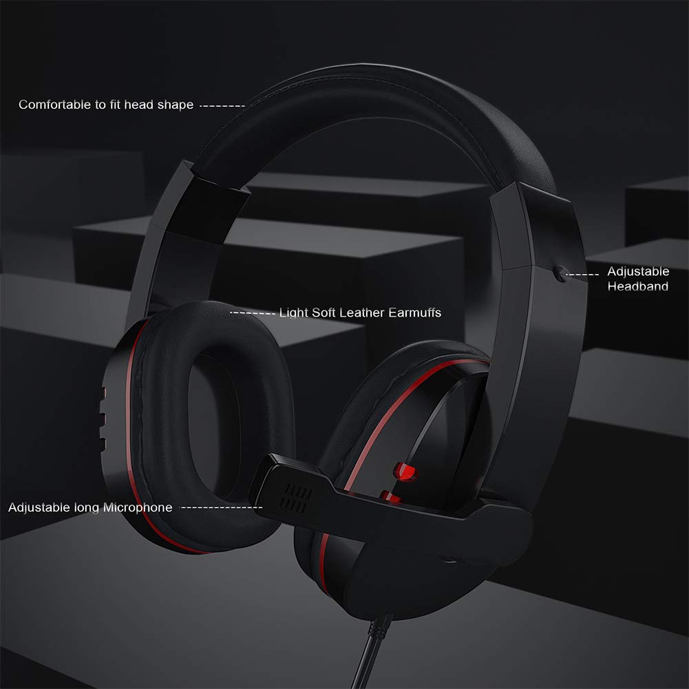 BlueFinger RGB Gaming Keyboard, Backlit Mouse & Headset Combo - USB Wired LED Gaming Set with Microphone for PC, Laptop - Perfect for Gaming, Streaming & Office Work