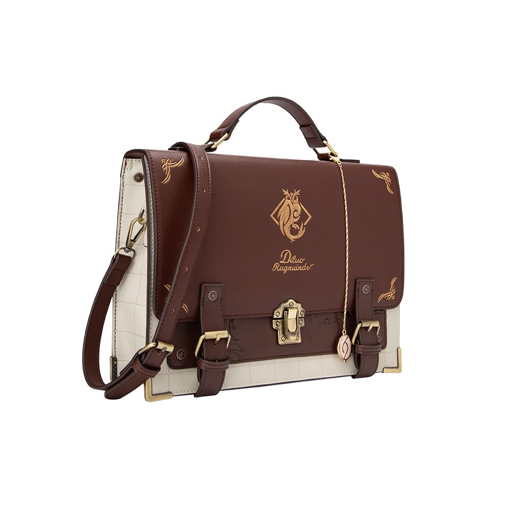 Diluc Impression Cosplay Messenger Bag - Stylish Anime Themed Shoulder Bag for Genshin Impact Fans, Perfect for Conventions, School, and Daily Use