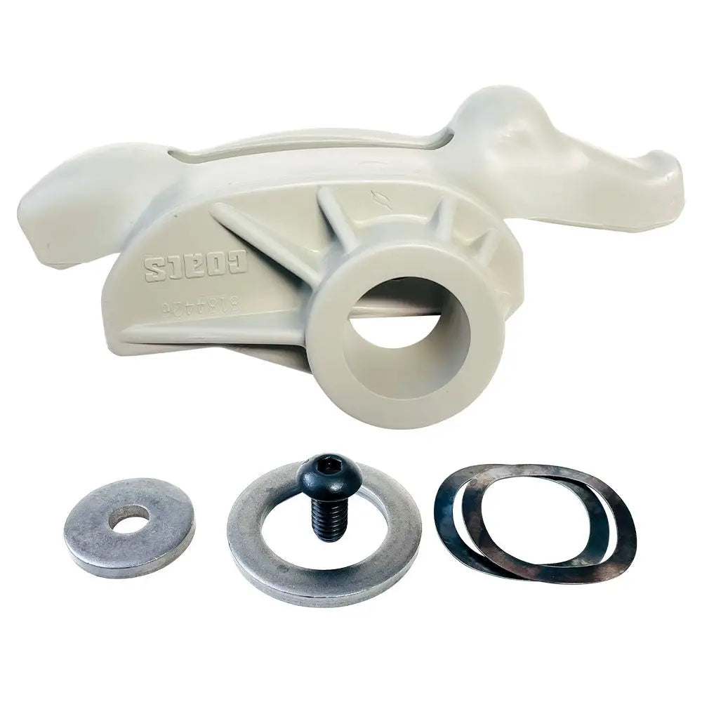 Grey Nylon Duckhead Tire Valve Stem Caps - OEM Low Profile Design (Part #8184432) - Perfect for Car, Truck & Motorcycle Wheels