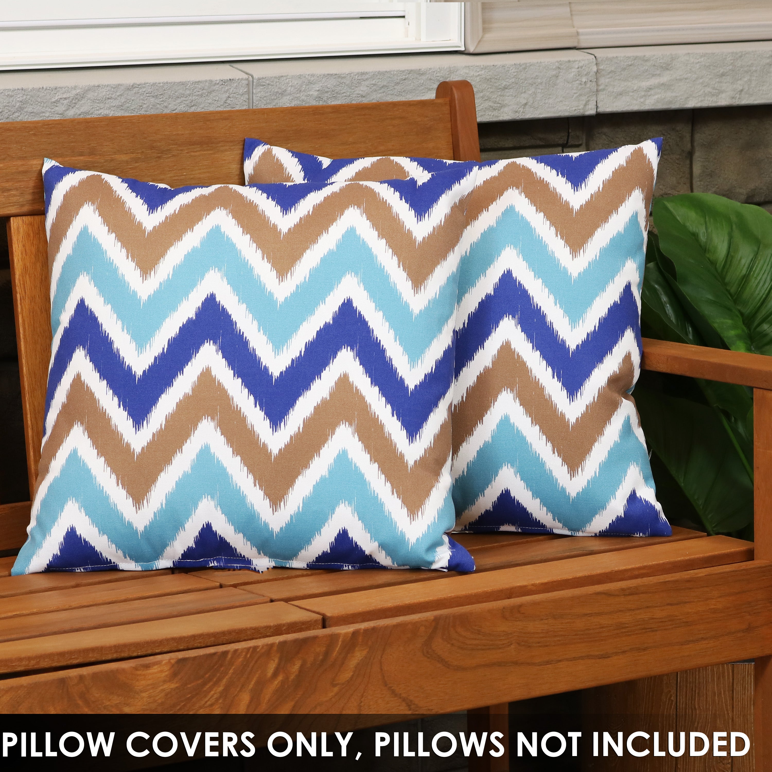 Sunnydaze Decorative Throw Pillow Covers for Indoor & Outdoor Use - Perfect for Sofa, Patio, Garden & Home Decor