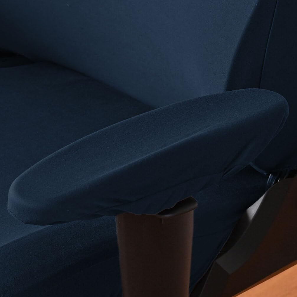DECHOUS 1 Set Stretchable Washable Gaming Chair Covers - Universal Fit for Office, Computer & Desk Chairs - Protects from Spills & Wear - Perfect for Home Office, Gaming Setup & Workspace (Black)