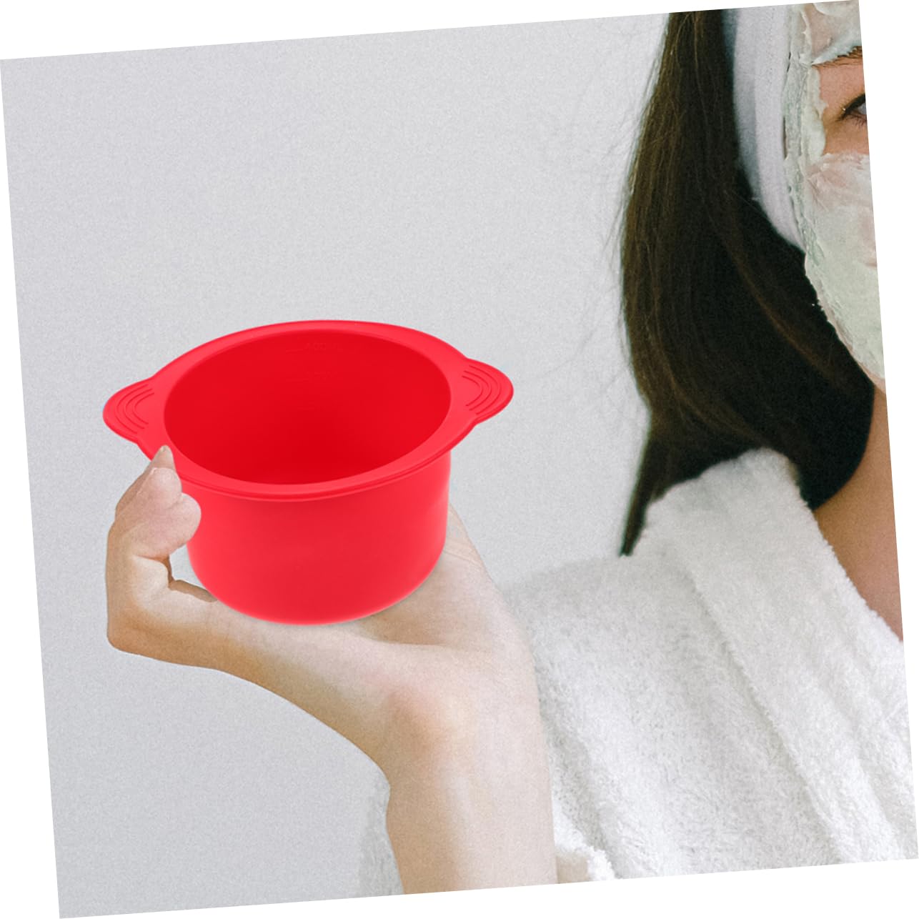 Didiseaon 2 Pack Silicone Wax Warmer Liner Bowl - Replacement Dish for Wax Warmers (Red) - Perfect for Home Spa, Hair Removal & Beauty Salons
