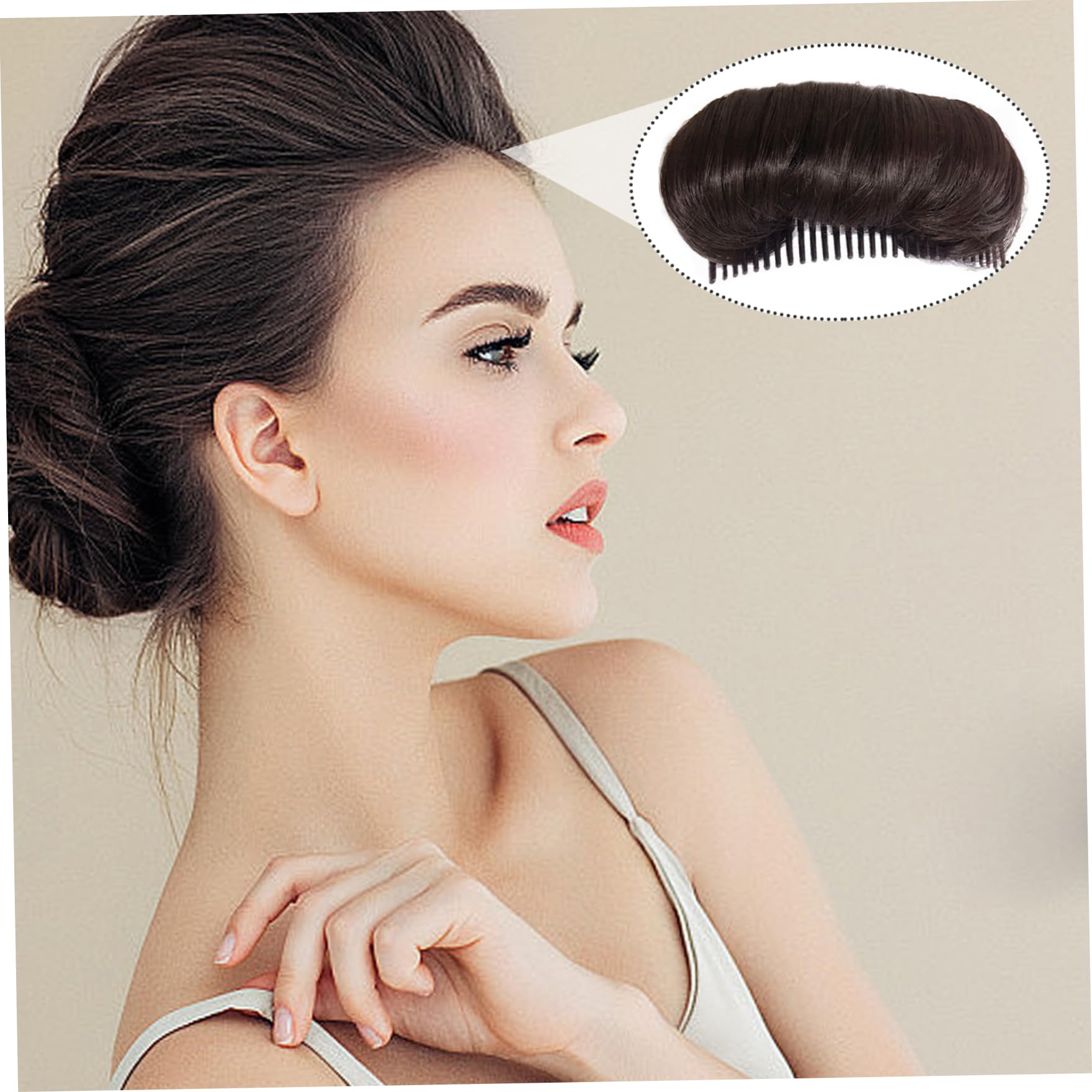 VIEWS Bump Puff Maker Hair Extensions - Brown Hair Accessories for Volume & Lift | Perfect for Updos, Ponytails & Special Occasions