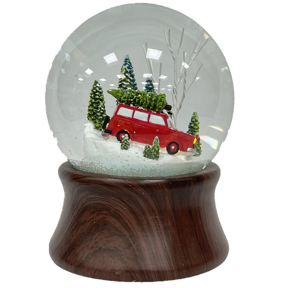 Ashfield & Harkness Red Truck Special Delivery Wind Up Music Box - Vintage Christmas Toy for Kids & Collectors - Perfect for Holiday Decorations, Gift Giving & Nostalgic Home Displays