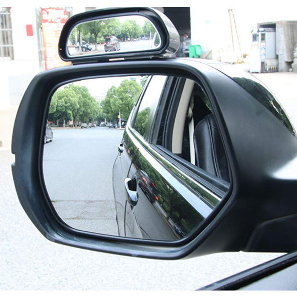 VOSAREA 2-Pack Universal Car Side Mirror Blind Spot Auxiliary Mirrors - Wide Angle Rearview Mirrors for Enhanced Driving Safety (Perfect for Parking, Lane Changing & Blind Spot Monitoring)