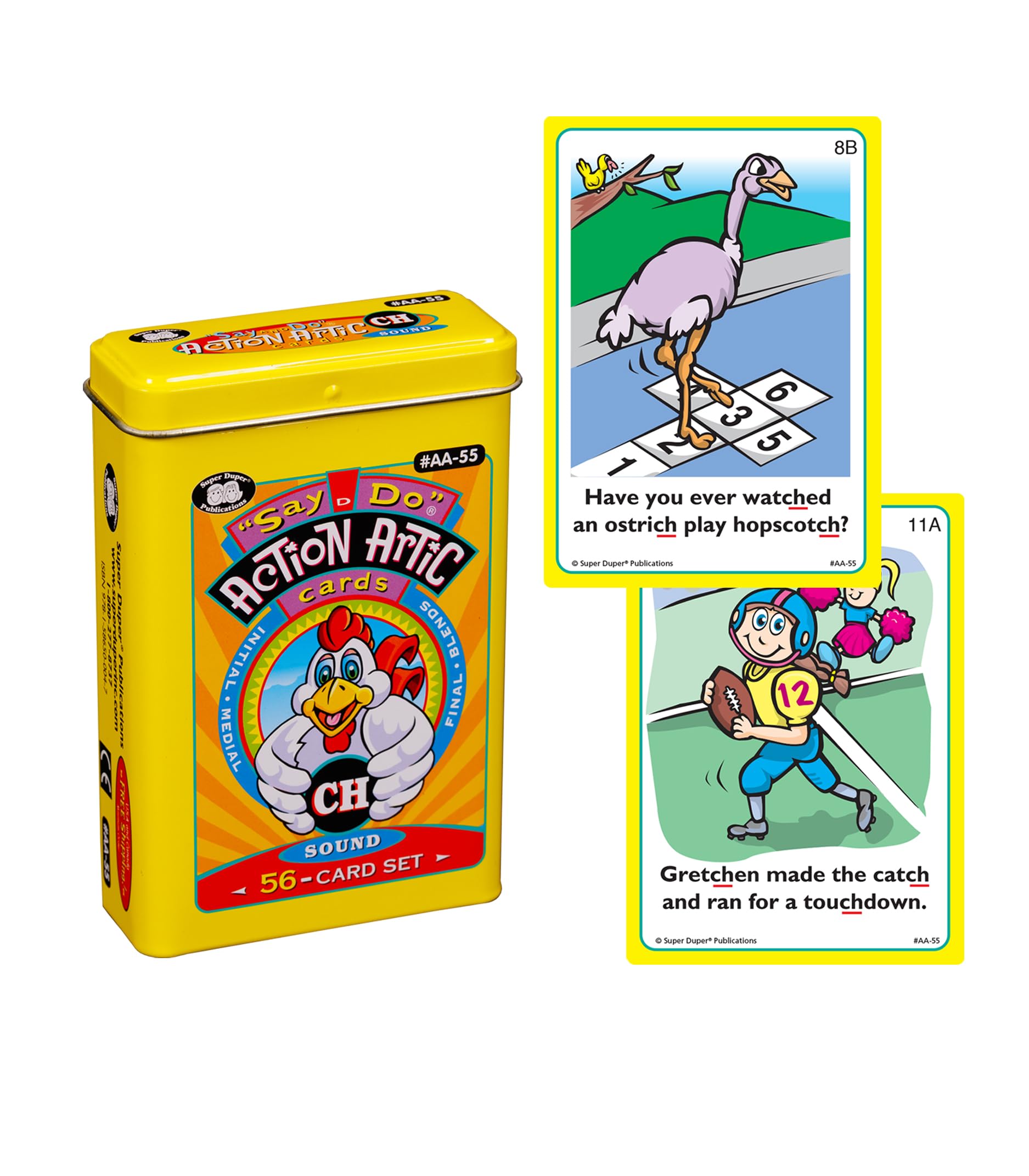 Super Duper Publications Say and Do® Action Articulation Bundle – 10 Sound Flash Cards for Vocabulary & Language Development | Speech Therapy & ESL Learning Materials | Classroom & Homeschool Educational Games