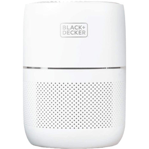 BLACK+DECKER White Table Top Air Purifier with HEPA Filter - Compact Air Cleaner for Home, Office, Bedroom & Small Spaces