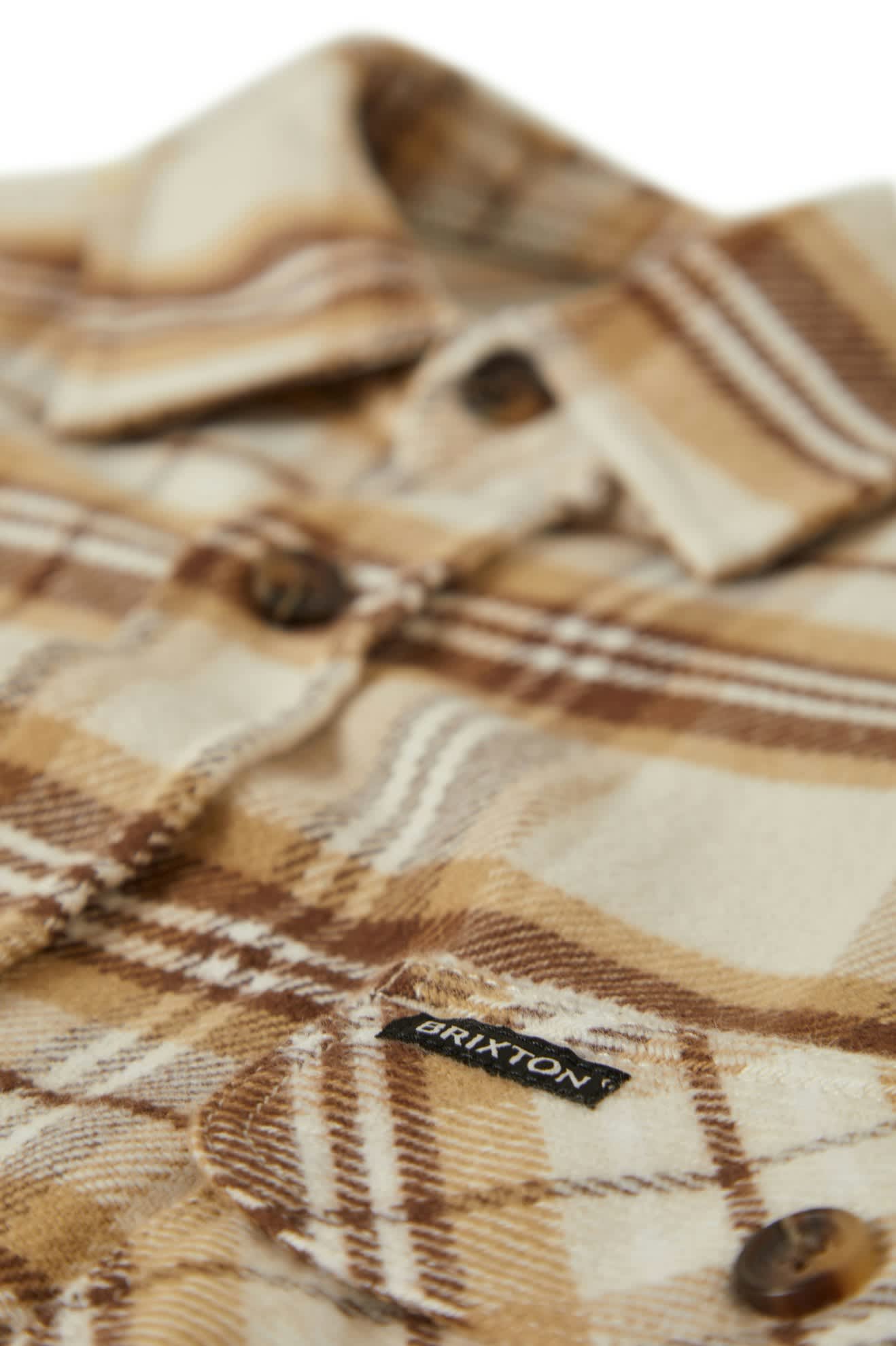 Bowery Long Sleeve Flannel Shirt for Men - Whitecap, Sand & Pinecone Brown Colors - Perfect for Outdoor Adventures & Casual Wear