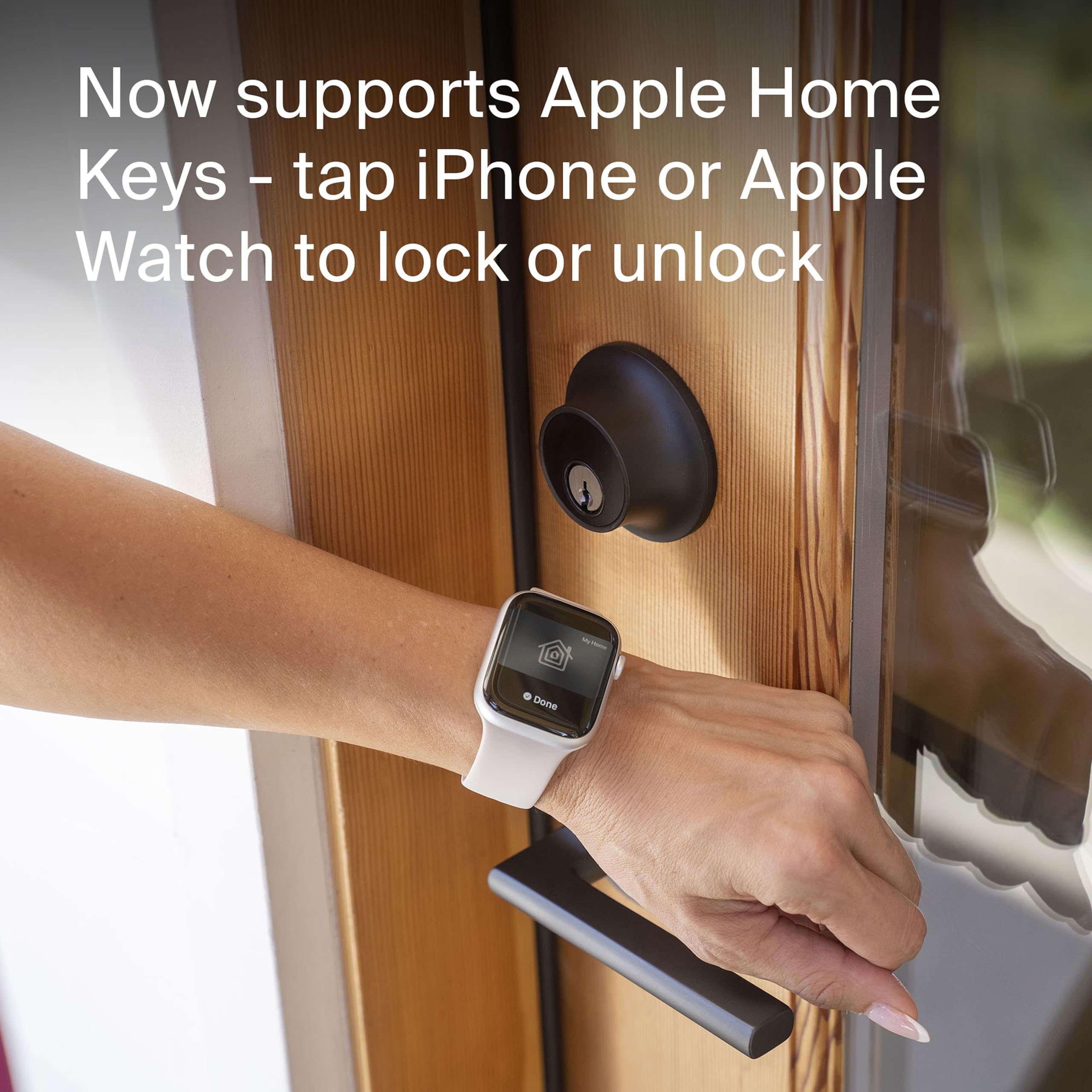 Level Lock+ WiFi Deadbolt Smart Lock - World's Smallest Smart Lock with Apple Home Key - Remote Lock/Unlock via iOS & Android App - Compatible with Apple Home, Alexa & Google Home (Satin Nickel) - Perfect for Smart Homes, Vacation Rentals & Airbnb Properties