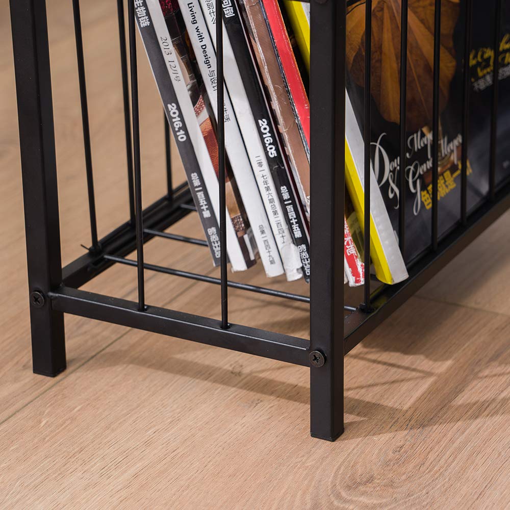 Modern Small Accent End Table with Storage Shelf - Premium Wooden Side Table for Living Room, Bedroom & Office - Perfect as Coffee Table, Nightstand or Entryway Furniture for Home Decor