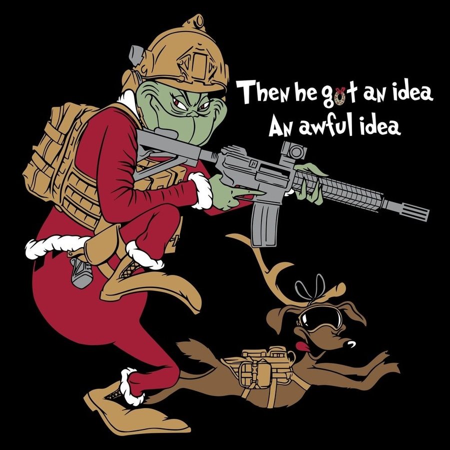 Operator Grinch T-Shirt - Black | Funny Christmas Graphic Tee for Men & Women - Perfect for Holiday Parties & Festive Gatherings