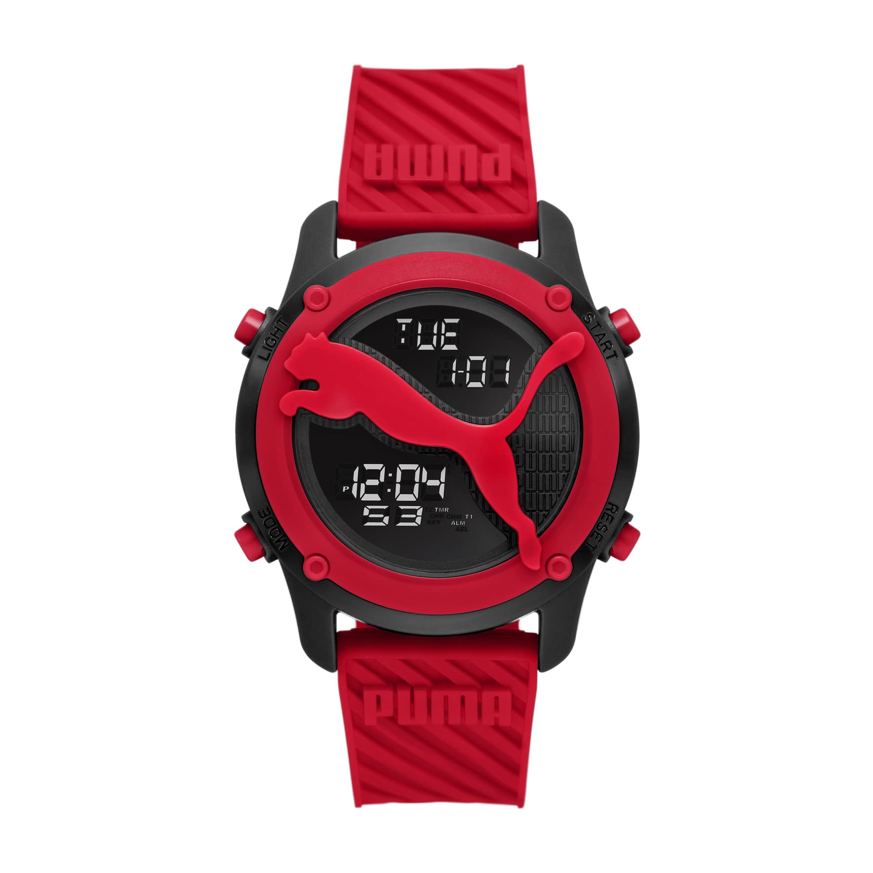 PUMA Men's Digital Sports Watch with Alarm, Lap Counter, Timer - Perfect for Running, Gym Workouts & Outdoor Activities