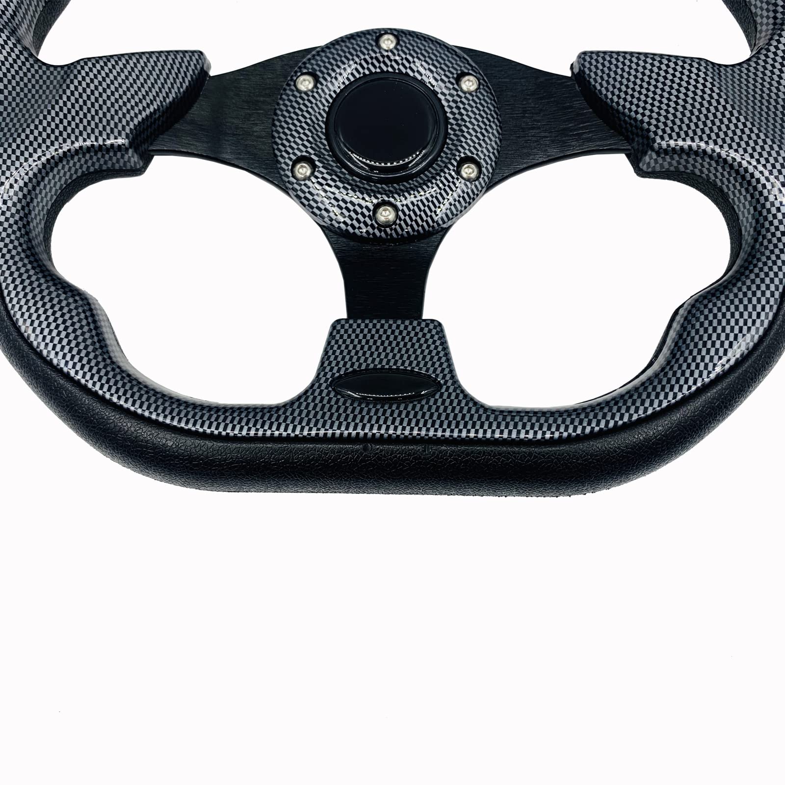 Universal Golf Cart Steering Wheel for EZGO RXV, TXT, Club Car DS & Precedent - Premium Replacement for EZGO, Yamaha Golf Carts - Perfect for Golf Courses, Resorts, and Private Communities