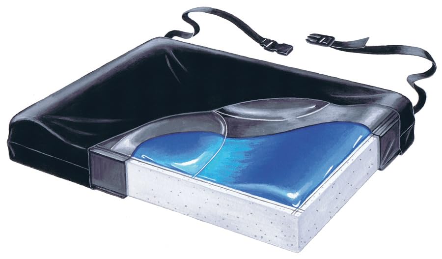 Skil-Care Stability Plus Gel-Foam Wheelchair Cushion - 18