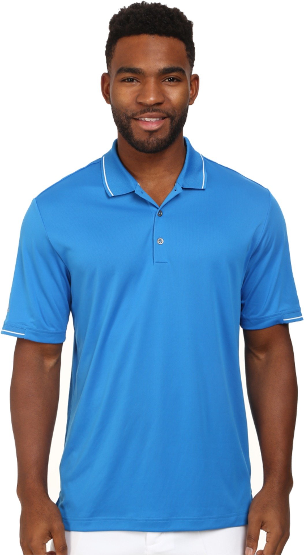 Adidas Men's Climachill Cooling Golf Polo Shirt - Moisture Wicking & UV Protection Performance Tee for Golfing, Outdoor Sports & Casual Wear