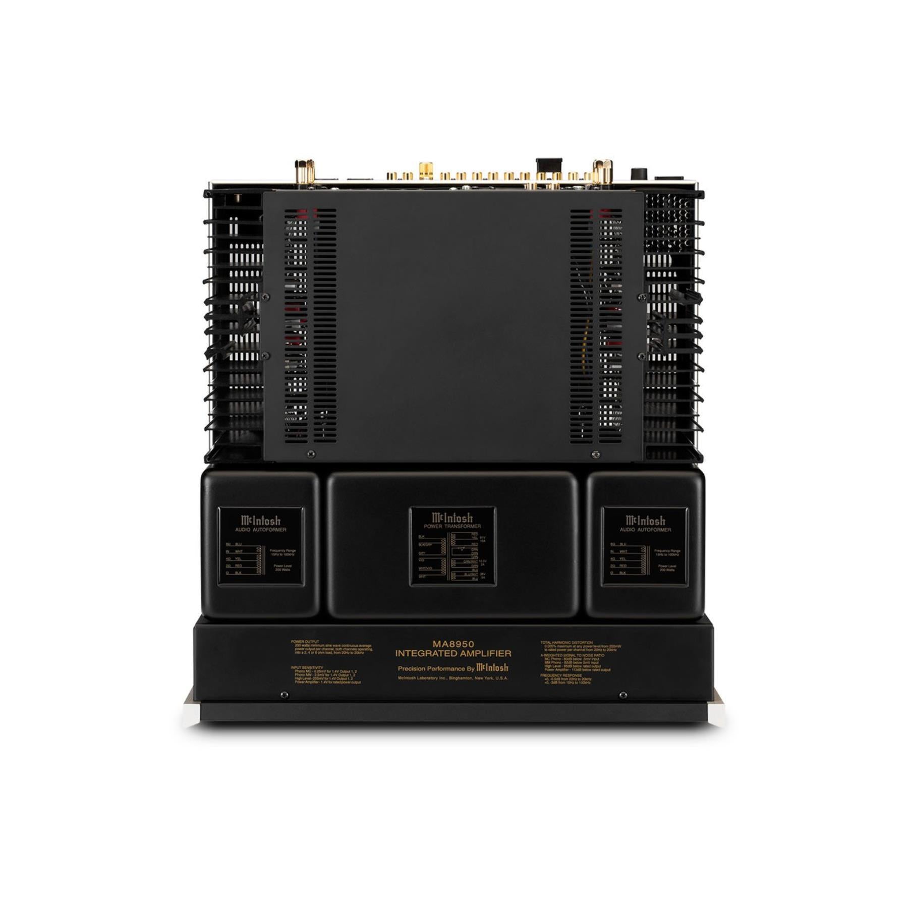 McIntosh MA8950 2-Channel Integrated Stereo Amplifier - High-End Audio System for Home Theater & Music Listening