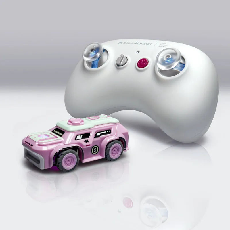 BravoMonster 1:72 Scale Micro Drift RC Car - 2.4GHz Full Proportional Remote Control RTR with FPV Camera - Perfect for Indoor Racing, Drift Practice & FPV Experience