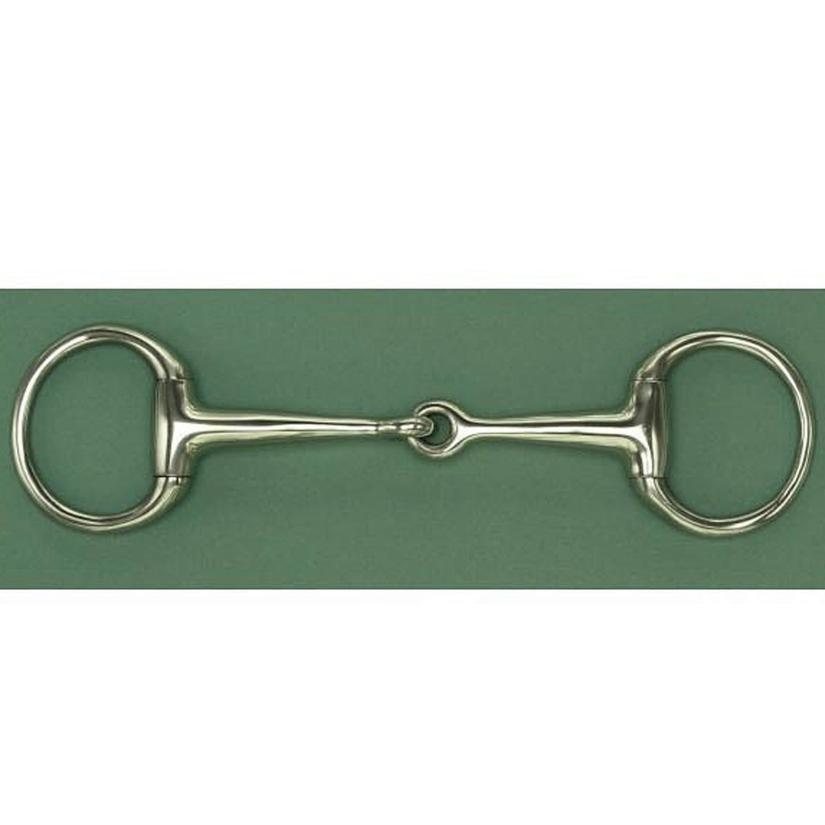 AlBaCon German Silver Dressage Eggbutt Bradoon Bit - 15mm Mouth Size for Horse Training & Dressage Competitions | Perfect for Professional Riders & Equestrian Sports