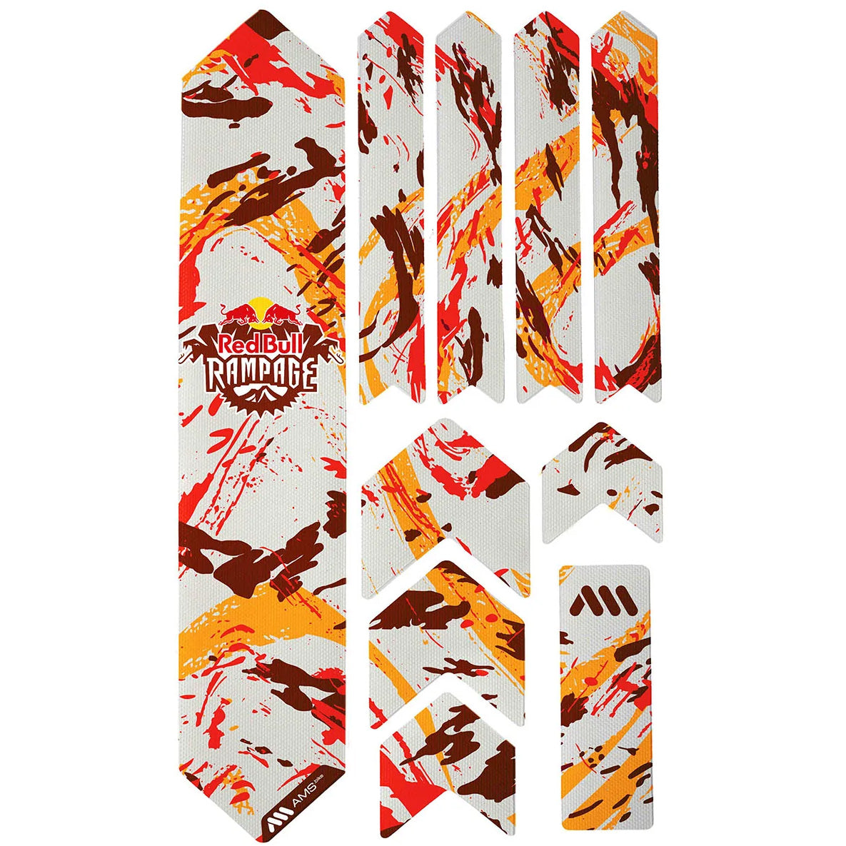 All Mountain Style Extra Honeycomb Frame Guard - Red Bull Rampage NLA - Durable Bike Protection for Downhill & Freeride MTB - Perfect for Extreme Mountain Biking & Trail Riding