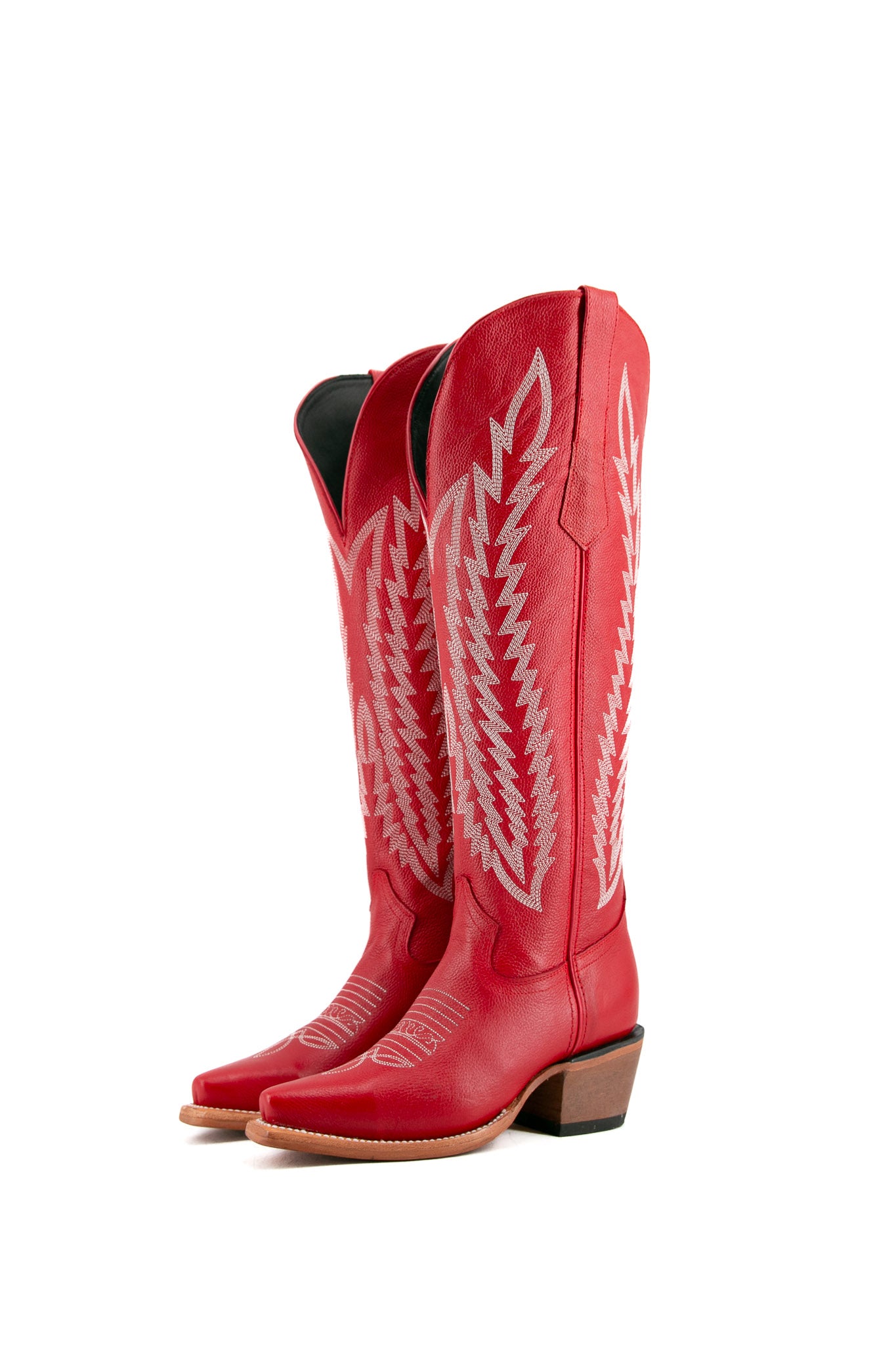 Valentina Tall Wide Calf Snip Toe Cowgirl Boots for Women - Comfortable Western Riding Boots for Country Dancing & Outdoor Adventures