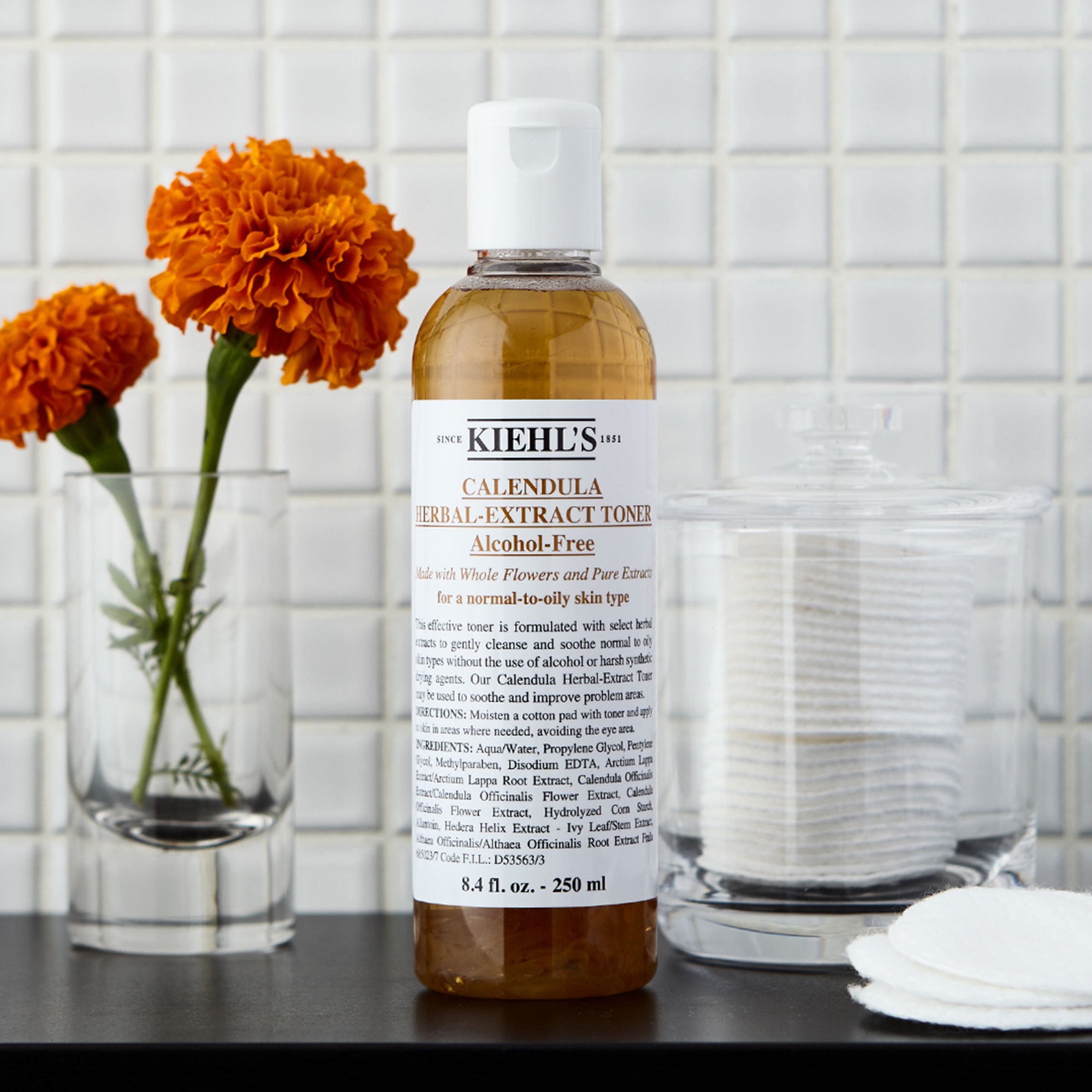 Calendula Herbal Extract Alcohol-Free Toner for Face - Soothing & Hydrating Skincare for Sensitive Skin | Perfect for Daily Use & Post-Sun Care
