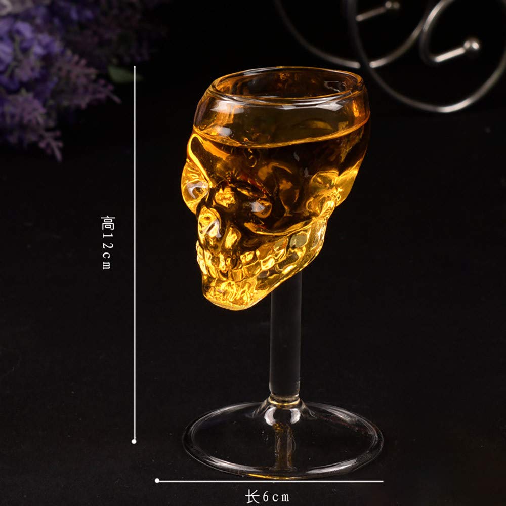Yiser 4-Piece Clear Wine & Beer Glass Set - Transparent Drinking Cups for Red Wine, Beer, Tea - Perfect for Kitchen, Dining Room, Bar & Travel - Durable Sober Glassware (One Size)