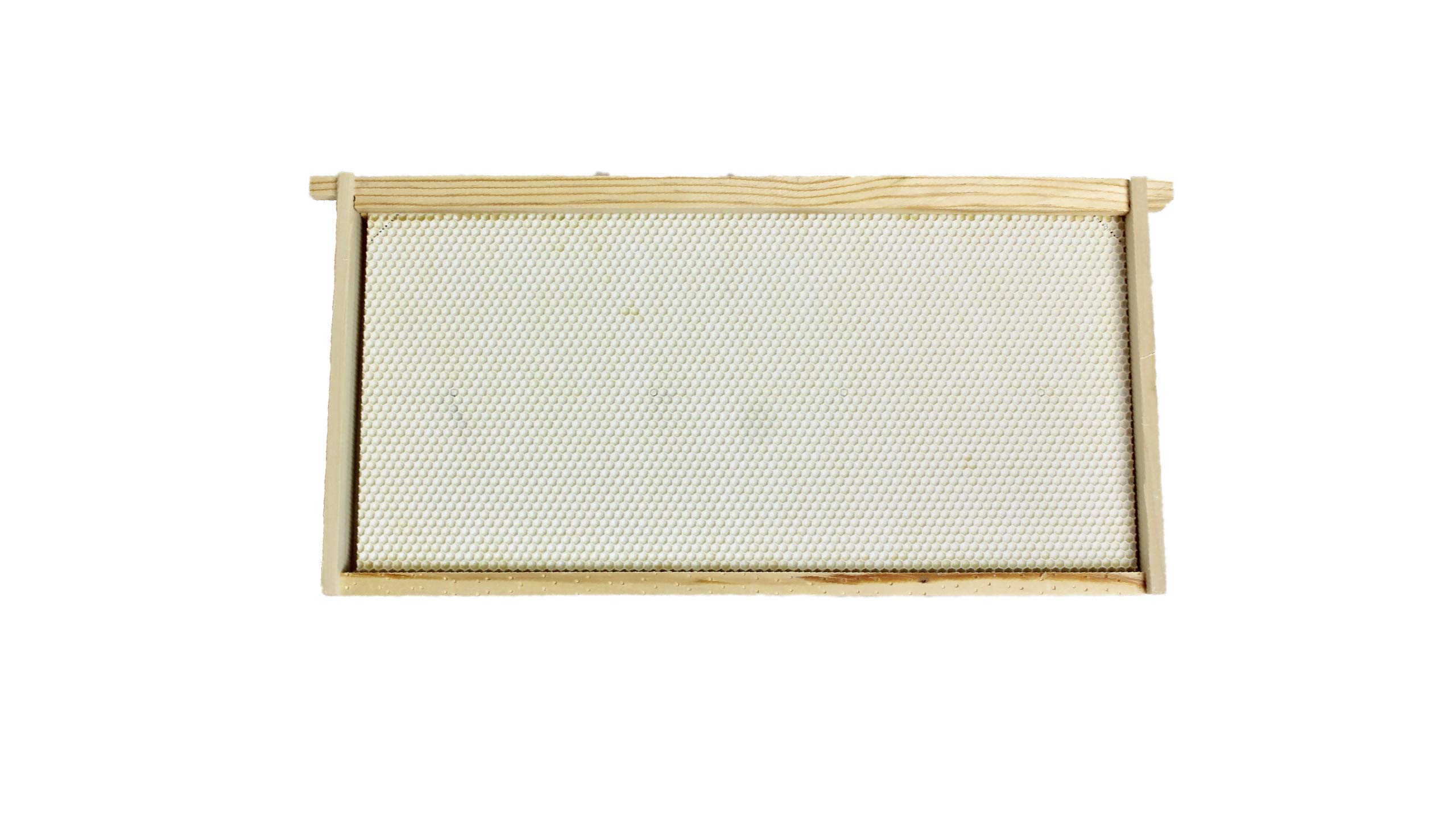 Harvest Lane Honey WWBCD-101 10-Frame Deep Brood Box with Wax Coated Foundations - Premium Beehive Kit for Beekeeping & Honey Production