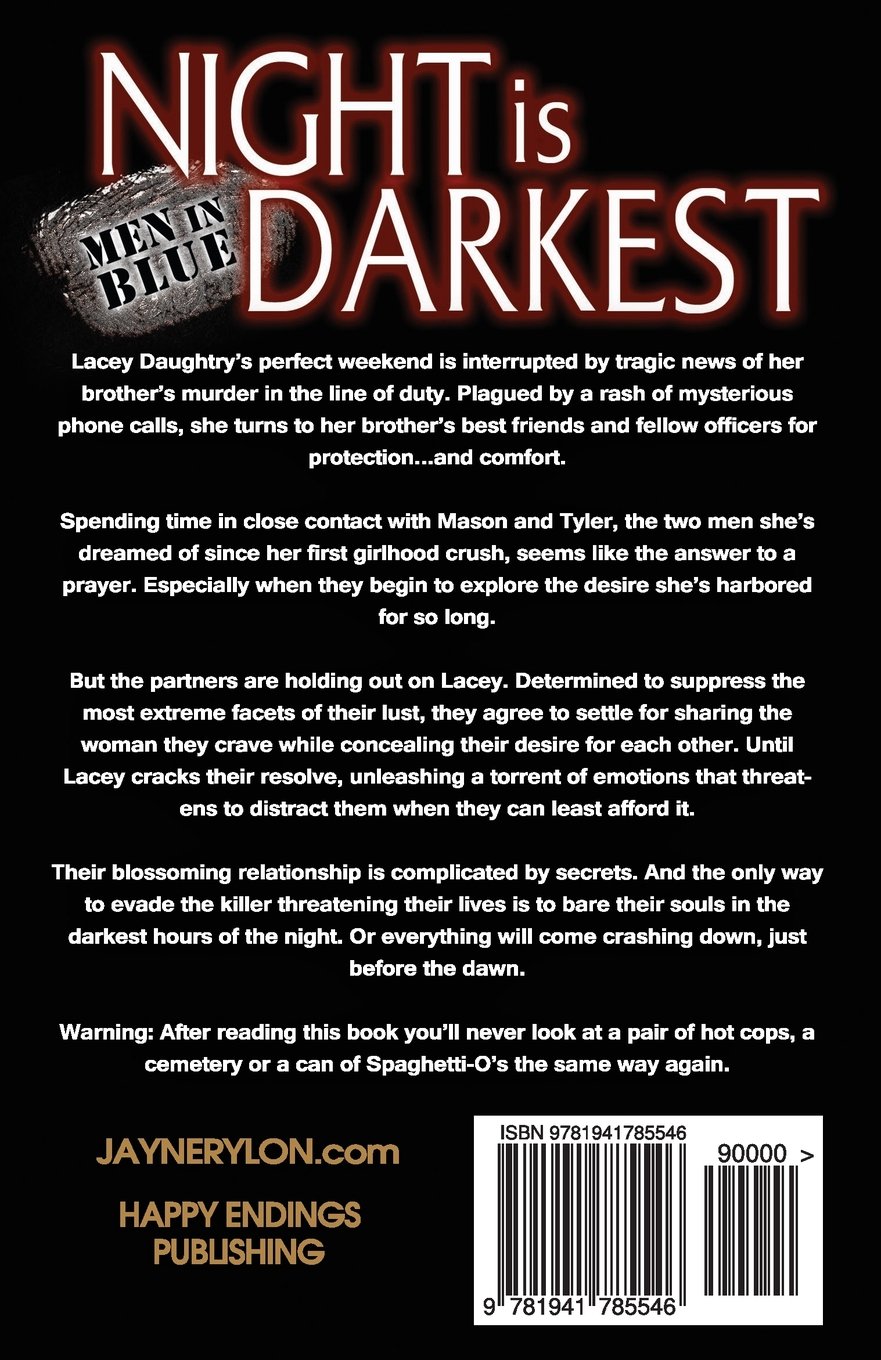 Night is Darkest (Men in Blue) - Thriller Novel for Adults | Perfect for Late-Night Reading & Book Club Discussions