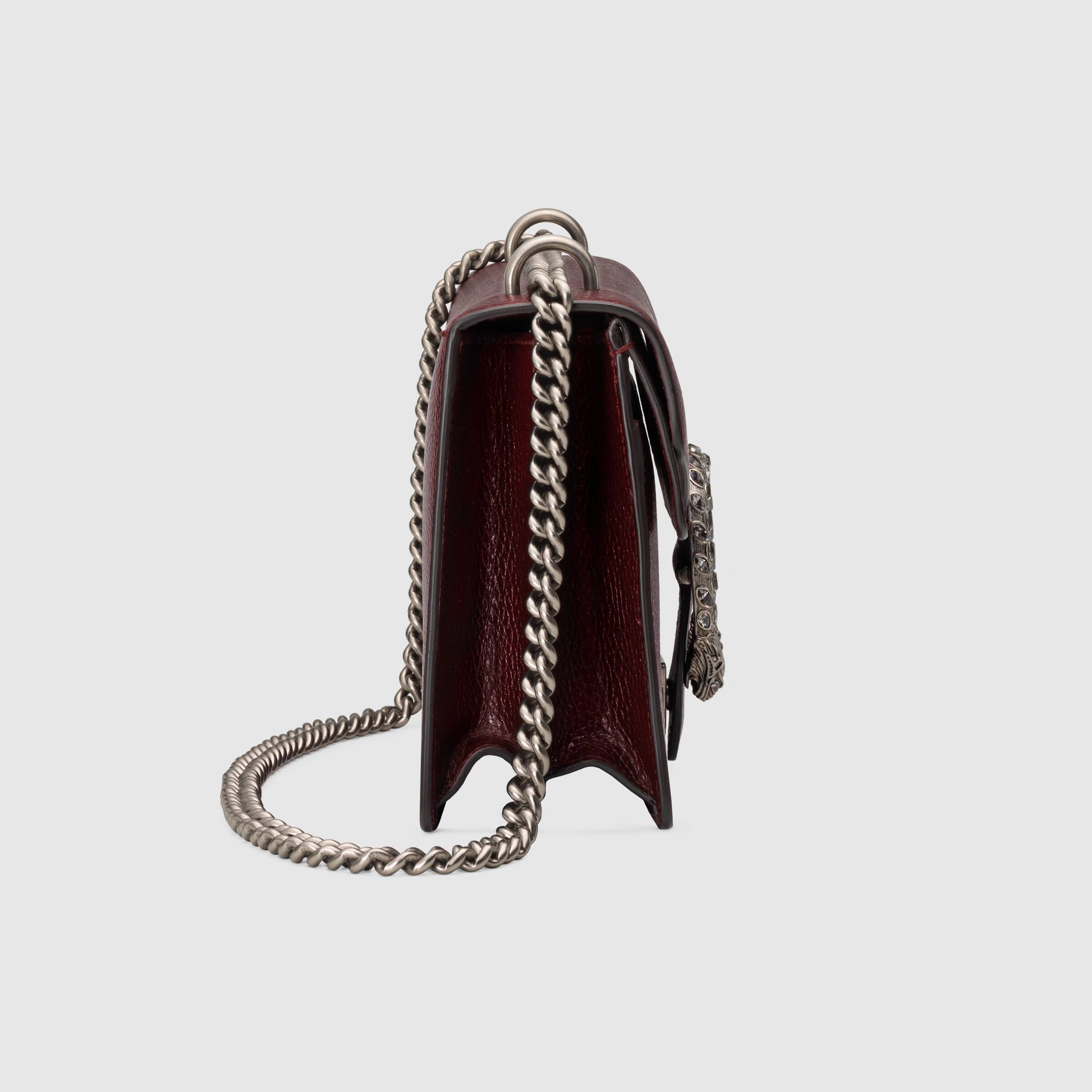 Gucci Dionysus Small Shoulder Bag - Burgundy Leather Crossbody Purse for Women | Fashion Luxury Handbag for Party, Date Night & Everyday Use