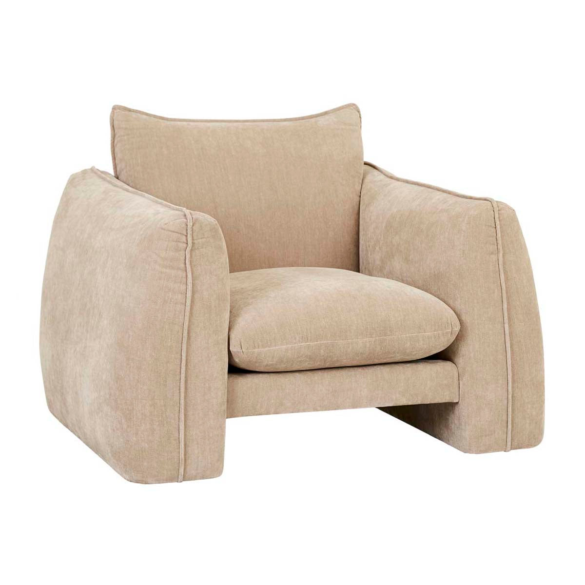 Hugo Monte Sofa Chair - Modern Comfortable Lounge Chair for Living Room, Bedroom, or Office - Perfect for Relaxing, Reading, and Entertaining