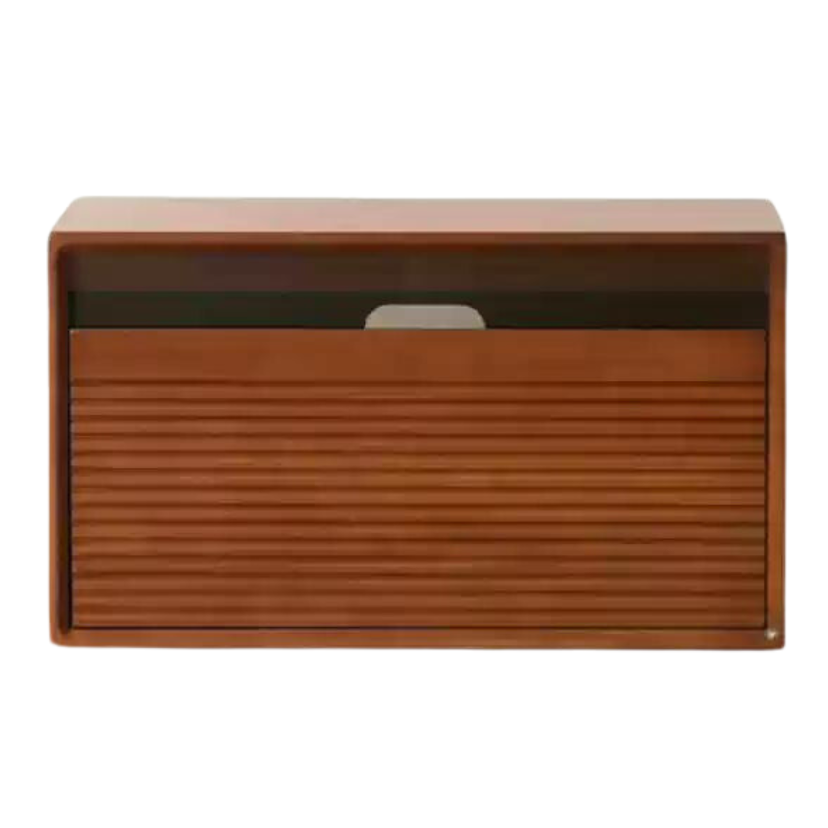 27.5x13.7x15.7 inch / 70x35x40cm / Teak color /Poplar TV cabinet single drawer