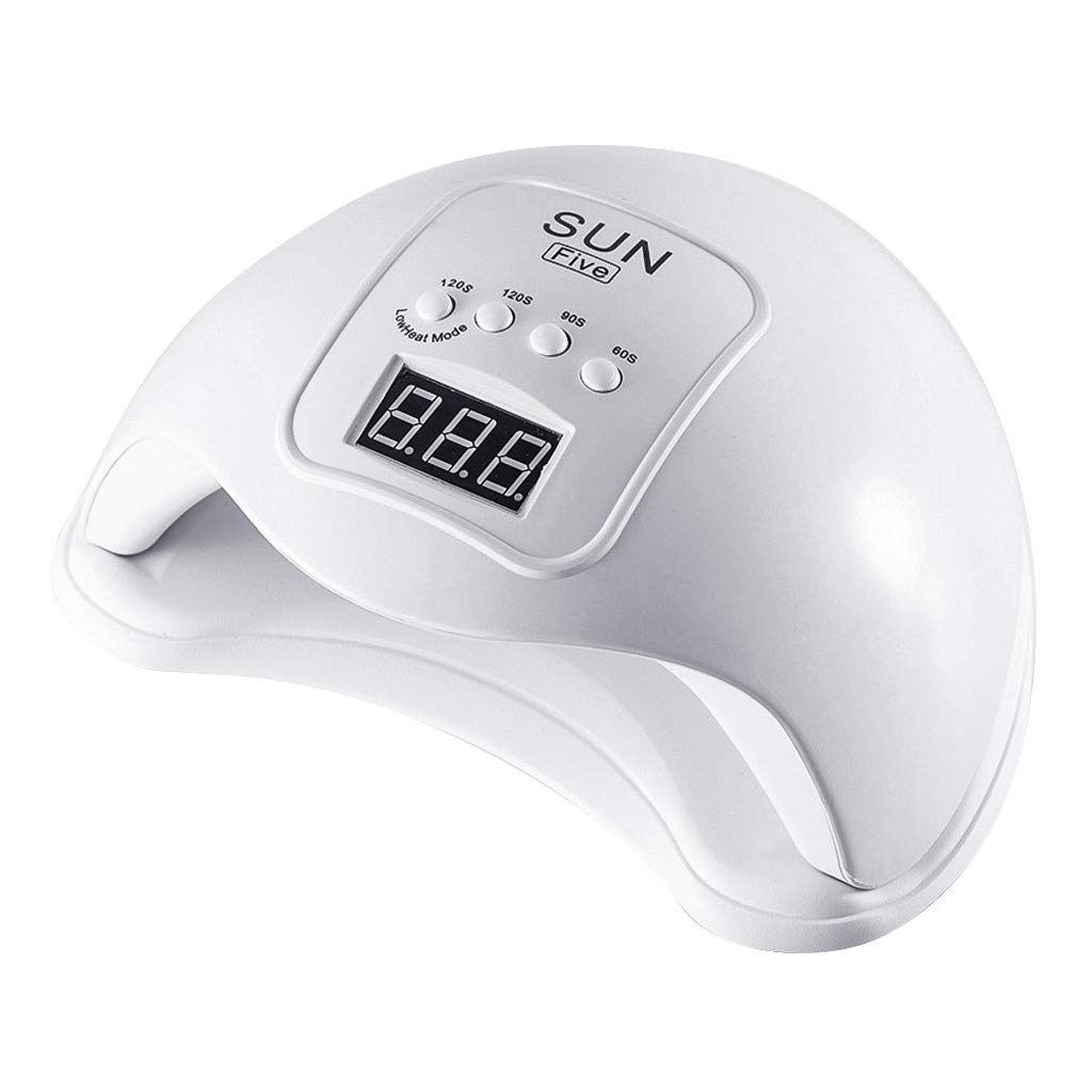48W LED UV Nail Gel Curing Lamp with USB Power - Professional Nail Art Dryer Machine for Gel Polish, 60s/90s/120s Timer - Perfect for Home Manicures & Salon Nail Art Services