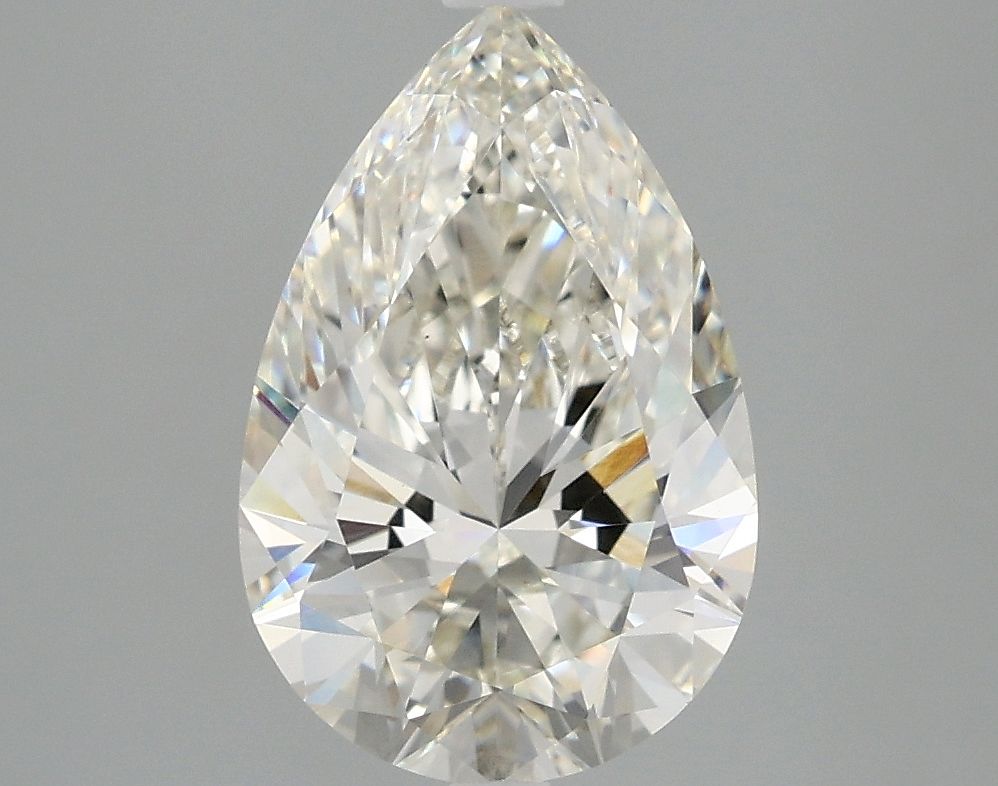 2.55 Carat H VS1 Pear Lab Grown Diamond - Stunning Engagement Ring & Wedding Jewelry for Women