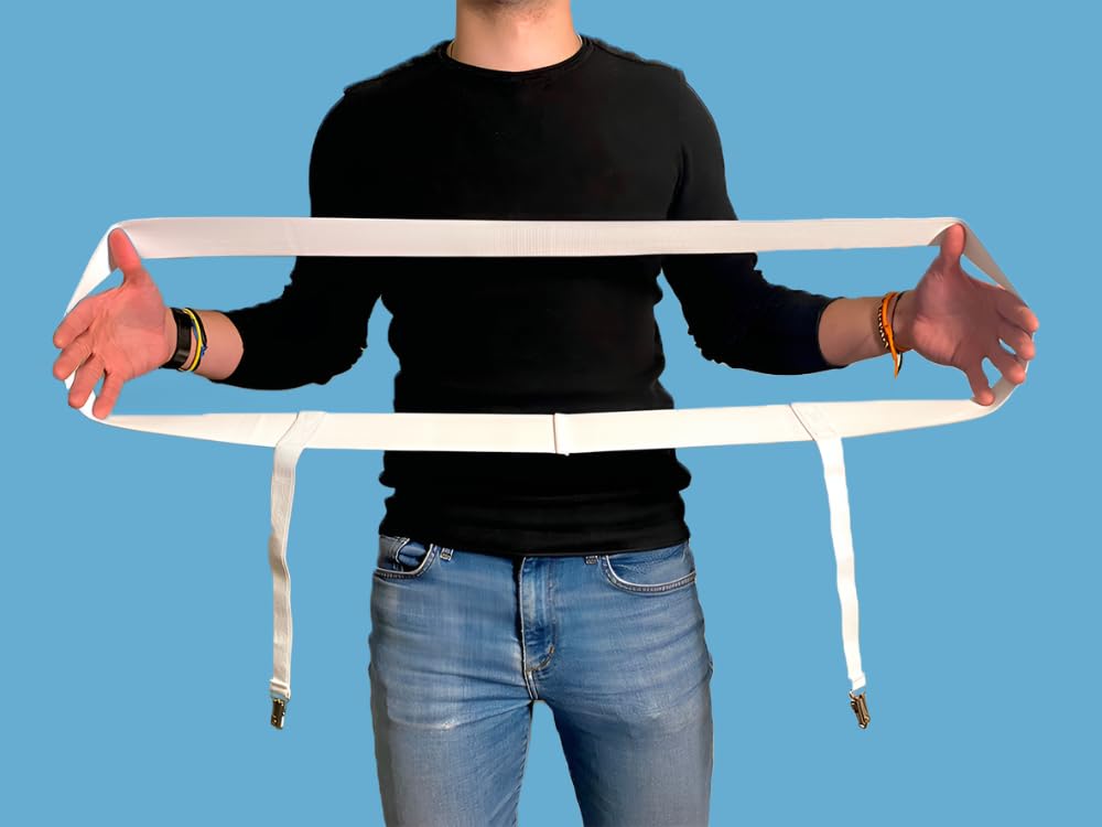 Bedly Straps - Twin XL Certified Bed Straps for Mattress Topper, College Dorm Essentials with Secure Clips - Perfect for Keeping Sheets in Place, Preventing Shifting During Sleep (Ideal for Dorms, Bunk Beds & Adjustable Beds)