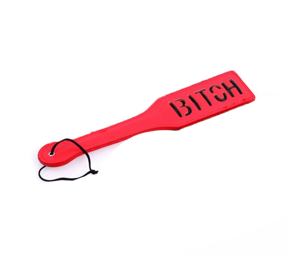 Premium Red Spanking Paddle - BDSM Toy for Submissive Play, Flogger & Whip for Kinky Couples - Perfect for Sensual Bondage & Roleplay Scenes
