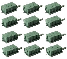 Oasis Floracage Grande with Maxlife - Box of 12 Floral Foam Cages for Fresh Flower Arrangements | Perfect for Weddings, Events & DIY Floral Designs