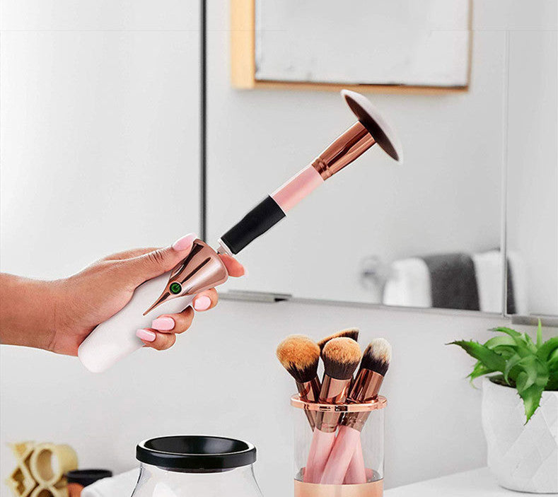 Electric Makeup Brush Cleaner USB-Powered - Deep Clean & Sanitize Brushes for Flawless Makeup Application at Home or Salon