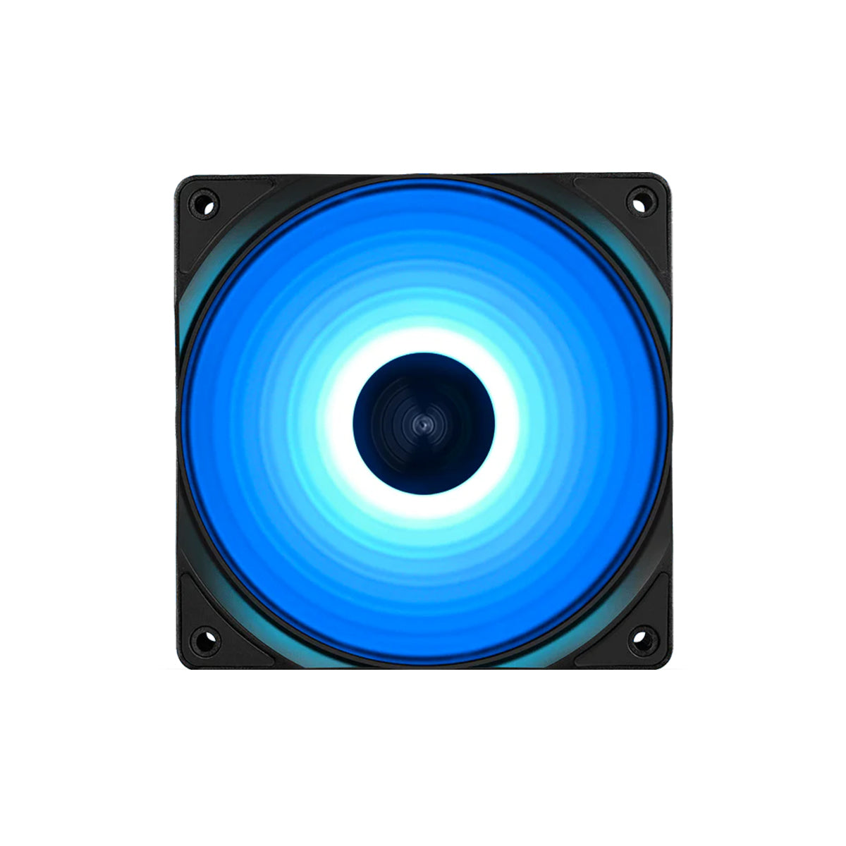 Deepcool RF120 120mm PC Cooling Fan with Blue LED - High Airflow, Quiet Operation for Gaming PC, Case, CPU Cooler & Radiator - OEM Packaging