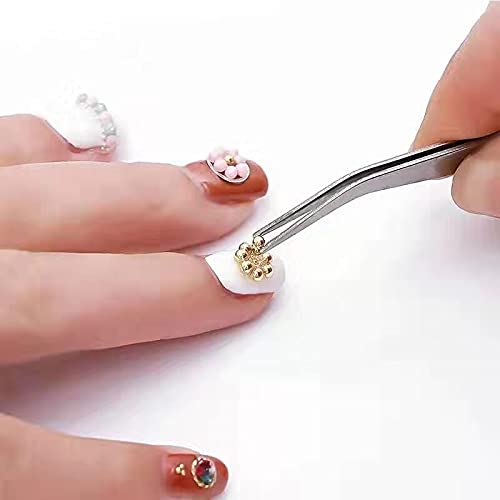 1 Wheel Nail Art Beads (6 Sizes) - Tiny Steel Caviar Beads, 3D Pearl Ball Design, Rose Gold & Silver Metal Jewelry for Manicure DIY Decorations - Silver | Perfect for Nail Art, DIY Crafts, and Jewelry Making