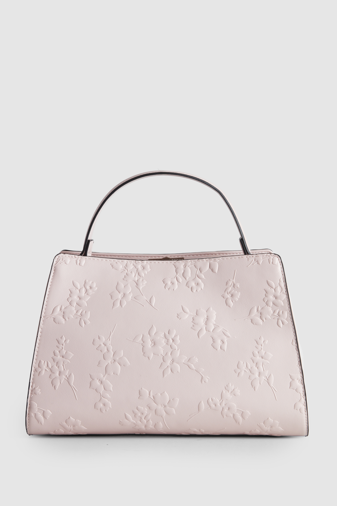 Stylish Posy Embossed Tote Bag for Women - Large Floral Print Canvas Shopping Bag - Perfect for Work, Beach, Grocery & Travel