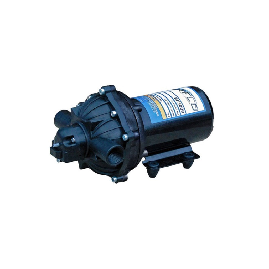 EF3000 12V Everflo Water Pump 3.0 GPM 60 PSI - High Flow for RV, Boat, Off-Grid & Water Transfer Applications
