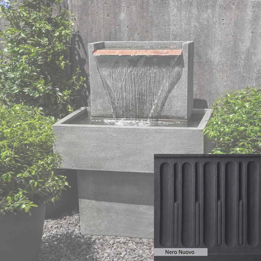 Campania International Falling Water Fountain - Outdoor Garden Waterfall Feature for Patio, Yard, and Landscape Decor | Relaxing Water Sounds for Backyard Oasis