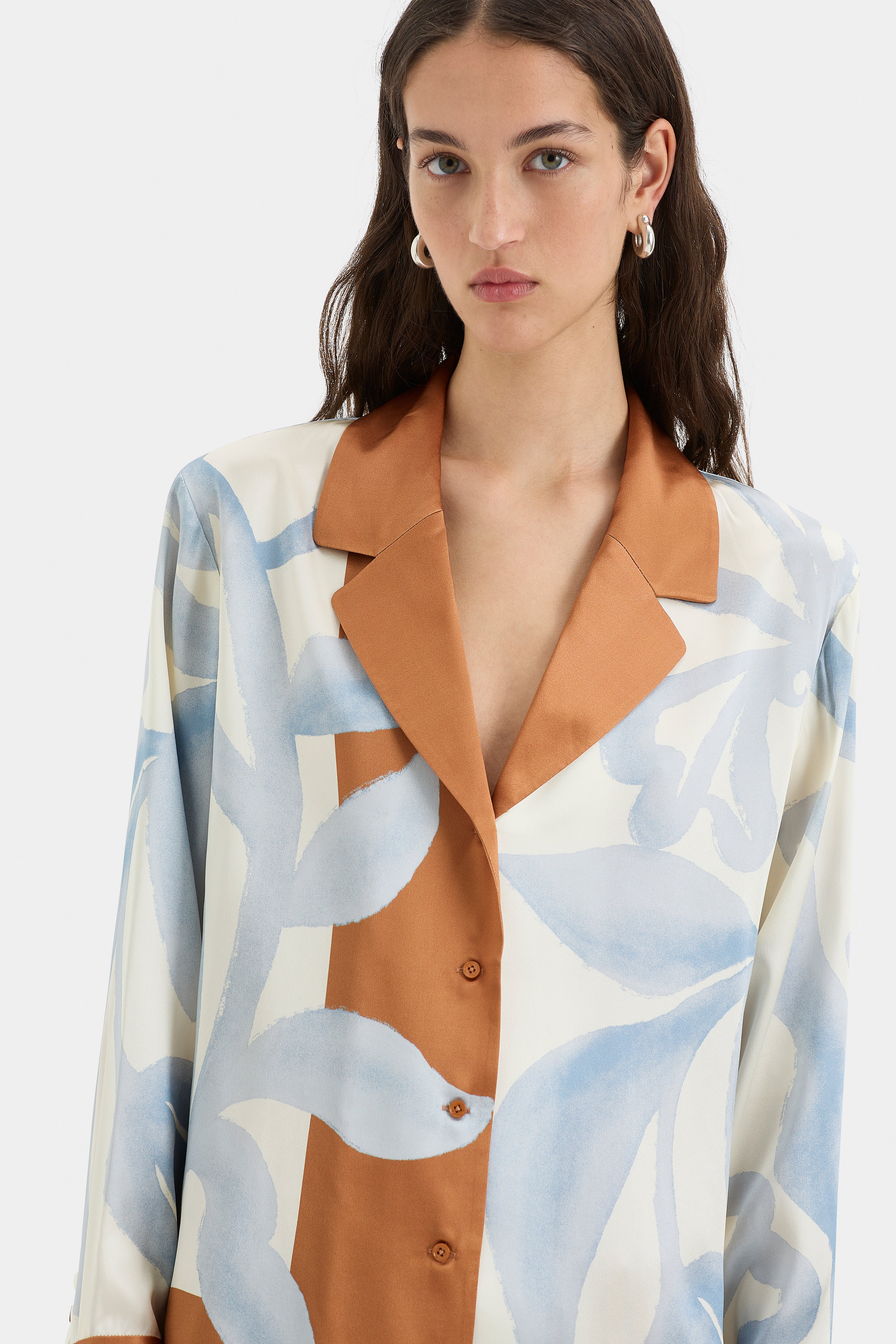 Sorrento Shirt with Sciarpa Print - Stylish Italian-Inspired Button Down for Men | Perfect for Casual Wear, Office & Date Nights