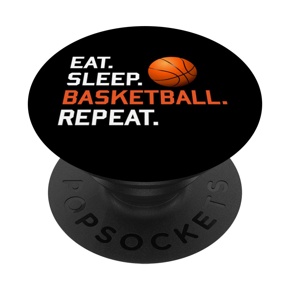 Funny Basketball Gifts for Men & Women - Eat Sleep Basketball Repeat T-Shirt - Perfect for Basketball Lovers, Players & Fans - Great for Games, Practice & Casual Wear