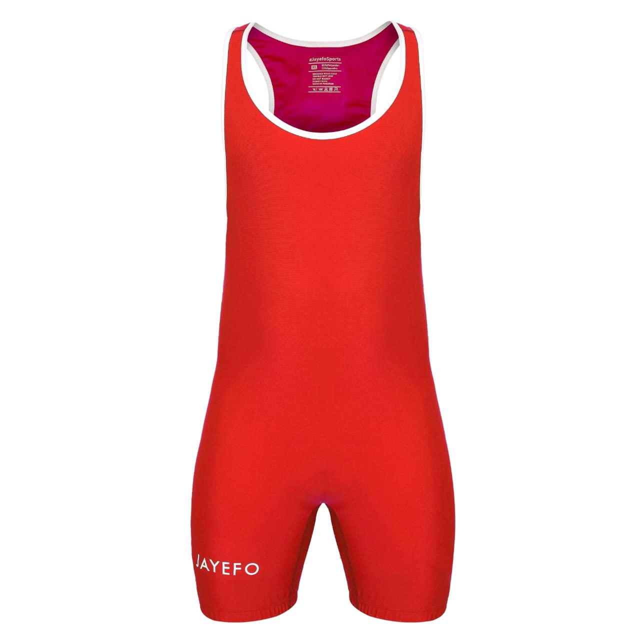 Jayefo Pro Wrestling Singlet for Men - High Performance Adult Wrestle Gear & Uniform - Perfect for Training, Competitions, and MMA Matches