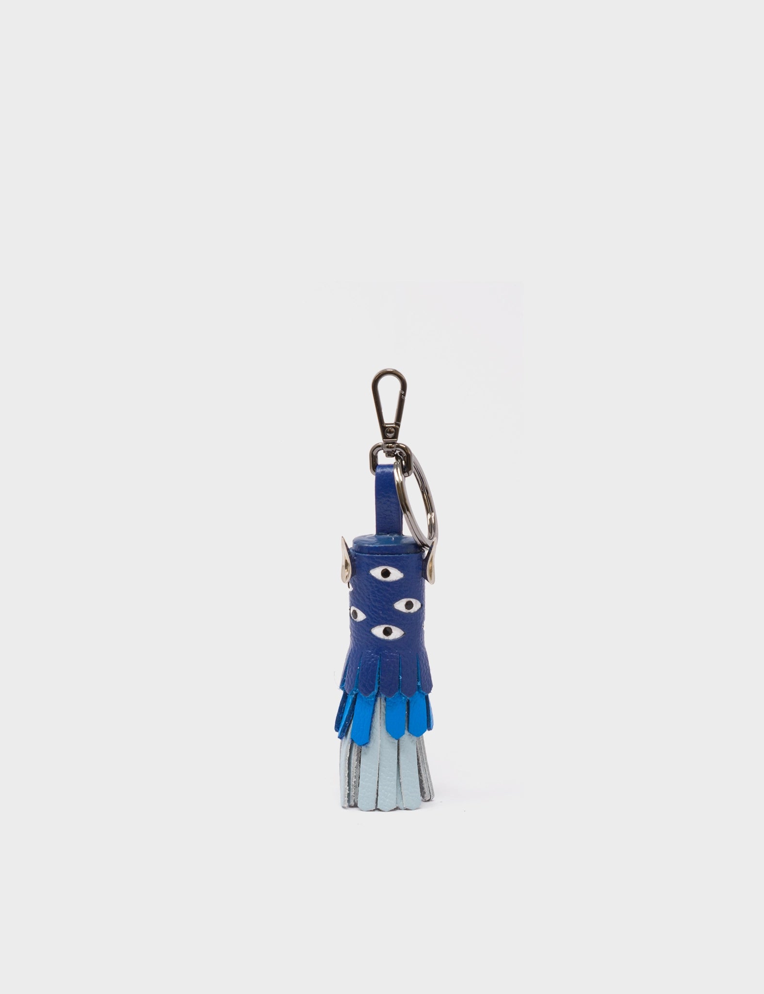 Oliver The Ox Charm - Royal Blue Leather Keychain for Keys, Gifts & Everyday Carry | Durable & Stylish Accessory for Men & Women