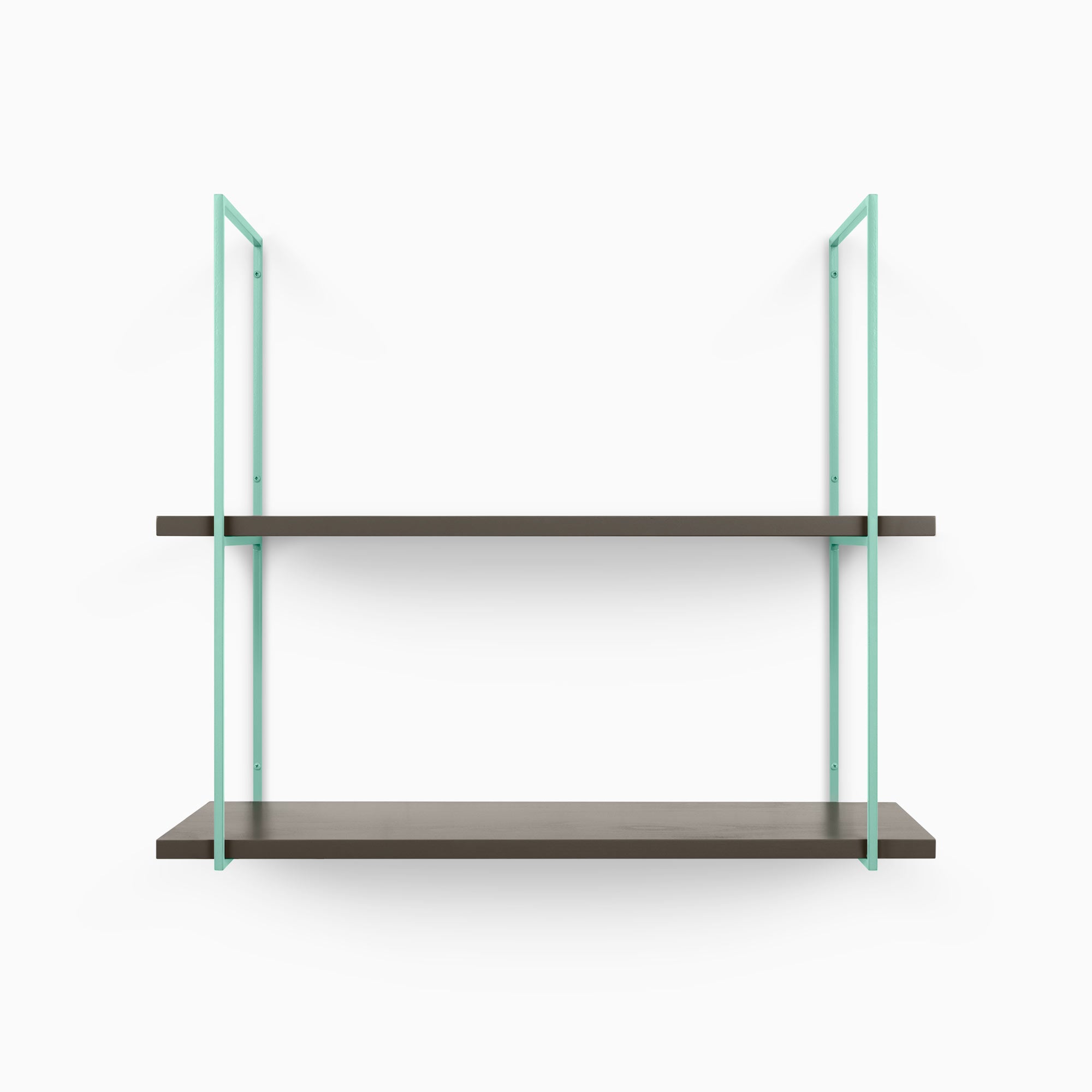 Lloyd 2 Tier Tungsten Shelf - Rust-Resistant Metal Storage Rack for Kitchen, Bathroom, or Office Organization