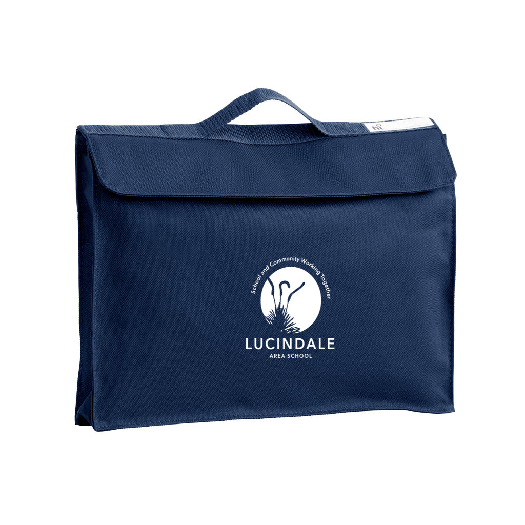 Lucindale Area School Premier Library Bags - Durable Navy Book Bags for Students | Perfect for School, Library & Daily Use