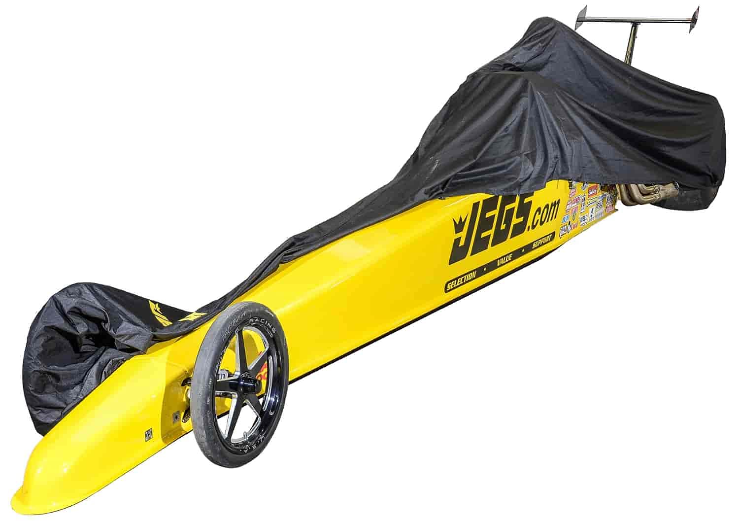 JEGS Dragster Cover - Heavy Duty 600 Denier Fabric with Sewn Straps & Buckles - Fits 215-240